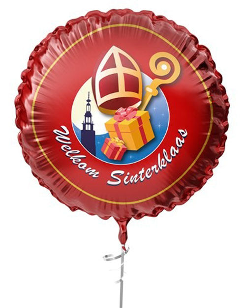 Folieballon Welkom Sinterklaas