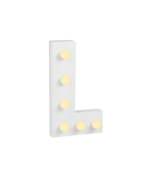 Light Letters - L