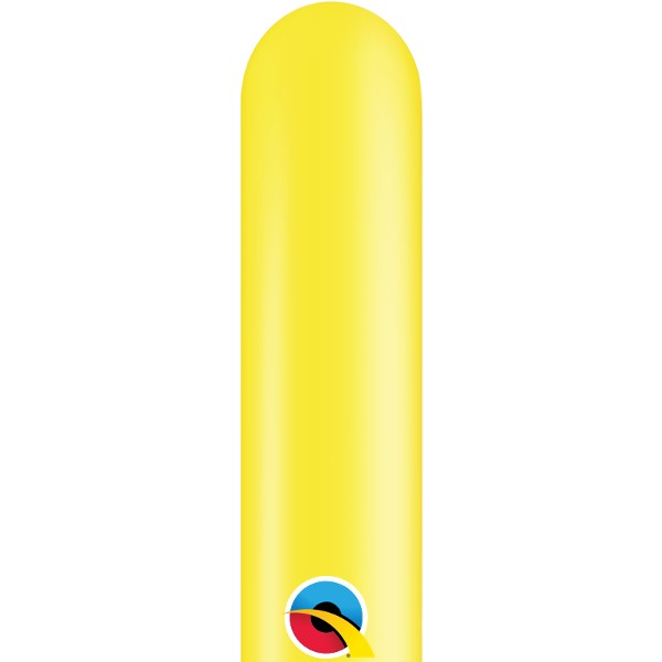 Ballon Q260 St.yellow 100 stuks