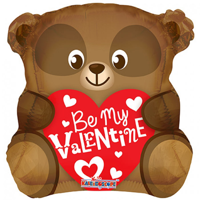 Folieballon Be my Valentine bear