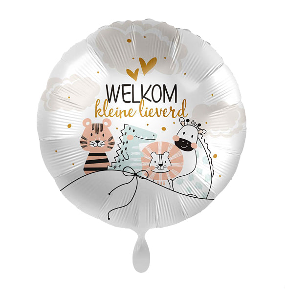 Folieballon Welkom kleine lieverd