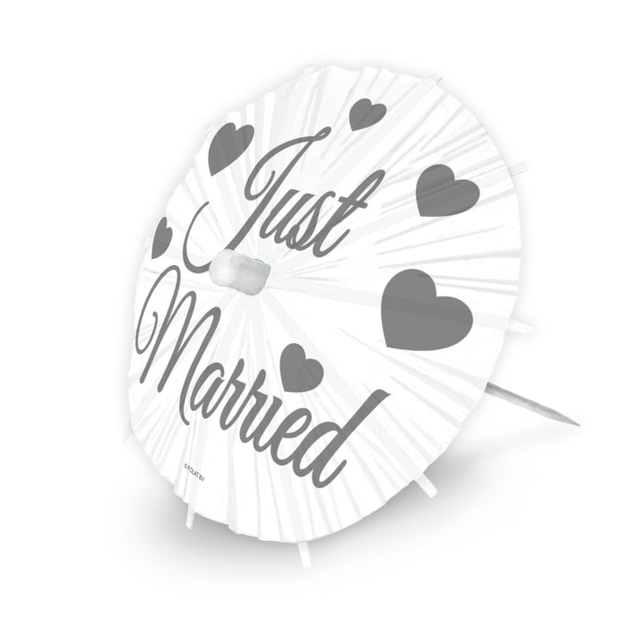 Prikkers parasol Just Married XL