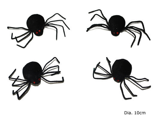 Spinnen 4st. 10cm