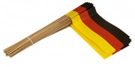 Vlaggetje op stok papier Duitsland