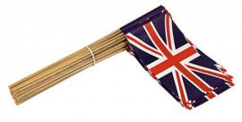 Vlaggetje op stok papier U.K. Engeland