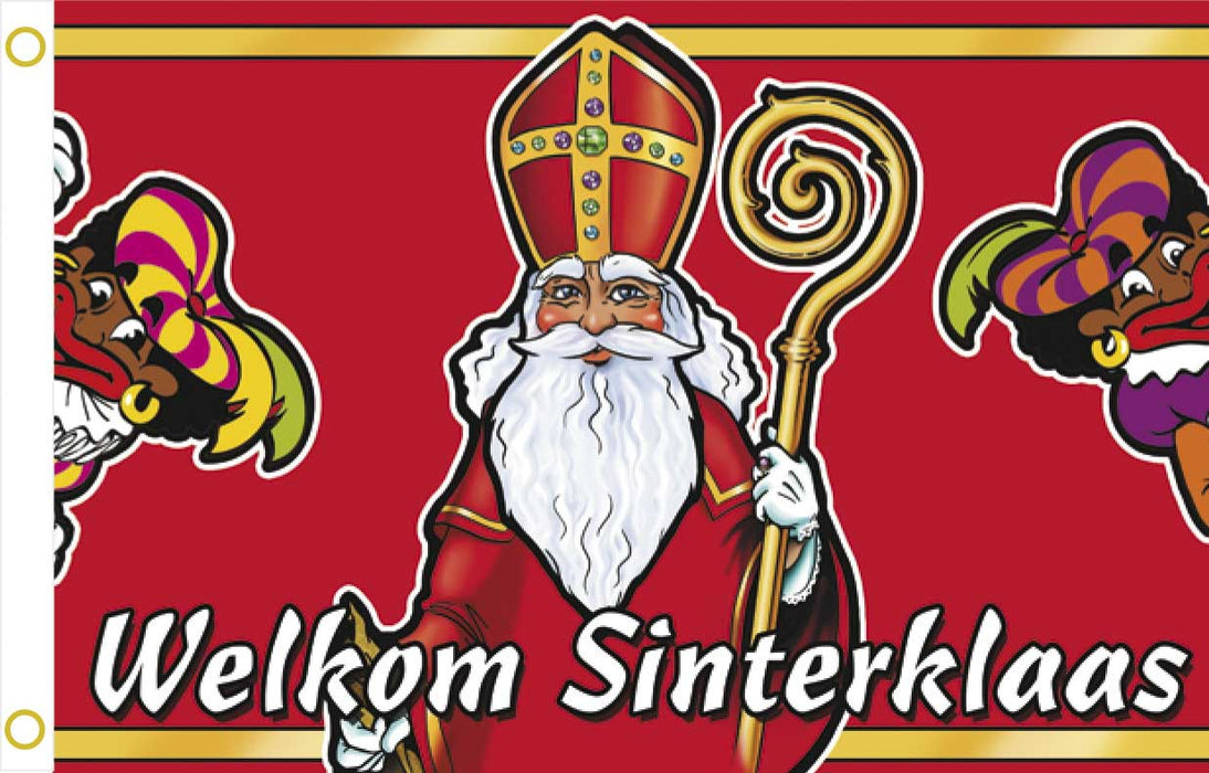 Vlag welkom Sinterklaas