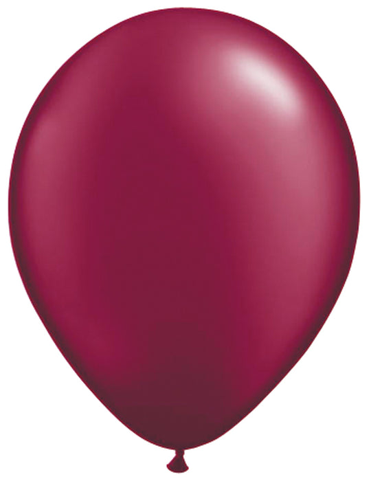 Ballonnen 10st. Burgundy metallic