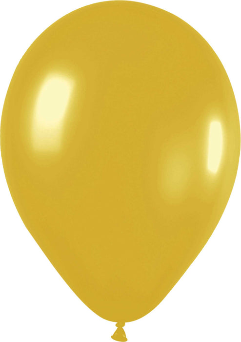 Ballonnen 10st. Goud metallic