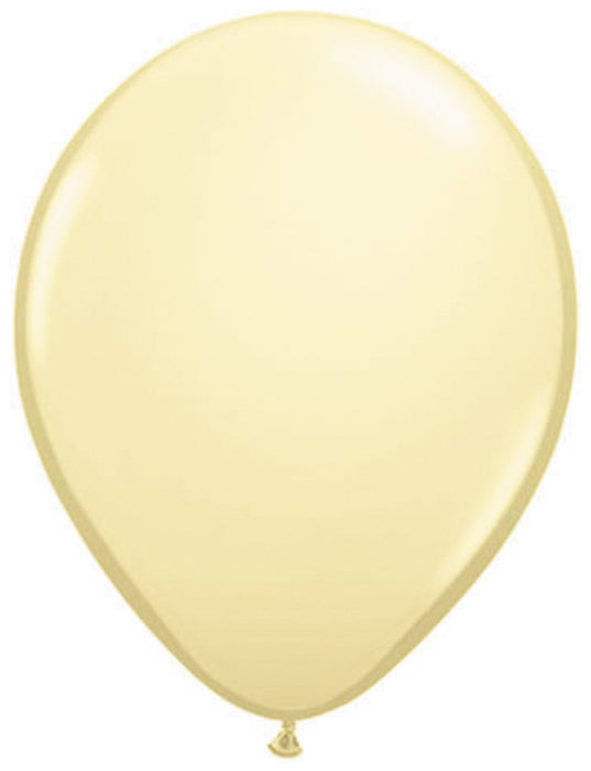 Ballonnen 10st. Ivoor metallic