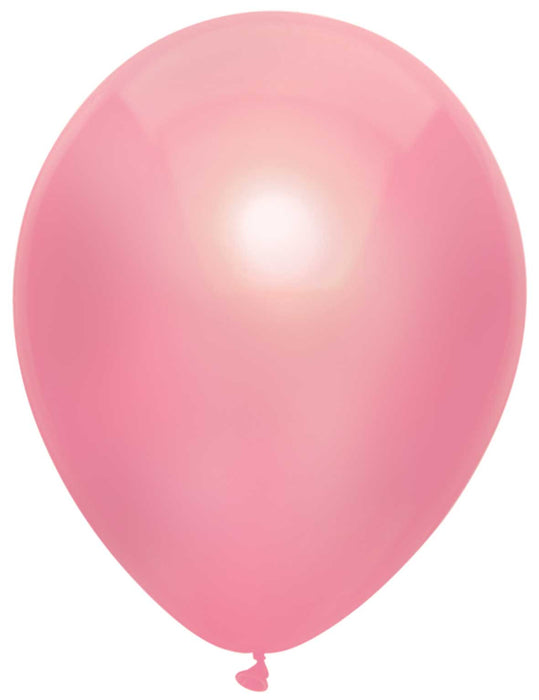Ballonnen 10st. Licht Roze metallic