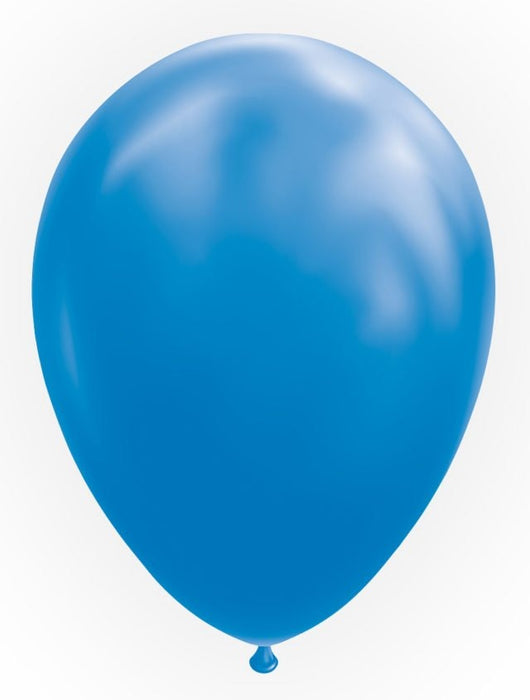 Ballonnen 10st. Midden blauw standaard