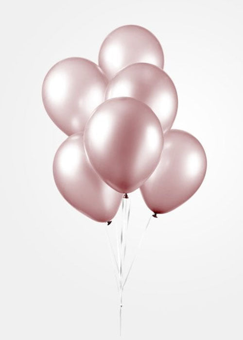 Ballonnen 50st. Lichtroze metallic