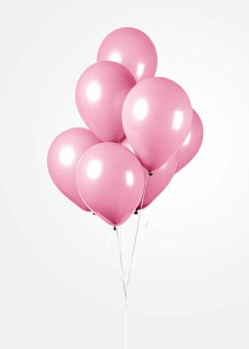 Ballonnen 50st. Lichtroze standaard