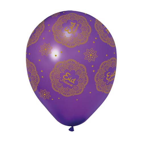 BallonnenEidMubarakgekleurd6st__2