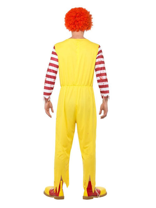 Clown Kreepy geel/rood mt. XL