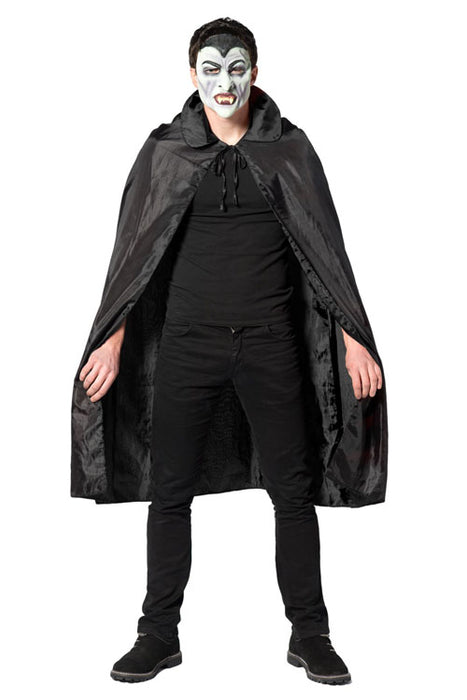 Dracula cape zwart one size