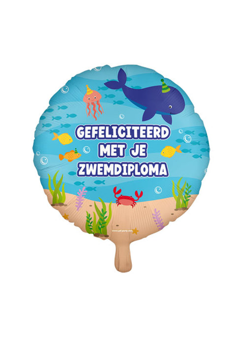 Folieballon - Zwemdiploma