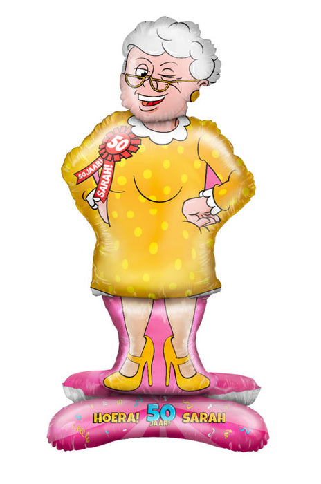 Folieballon pop Sarah 50