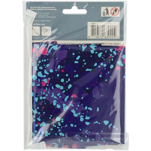 Folieballon staand paint splash cijfer 2