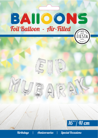 Folieballontekst16inch_EidMubarakzilver__1
