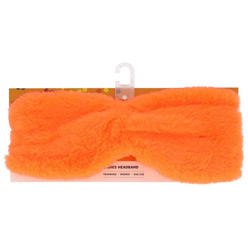 Haarband oranje fluffy