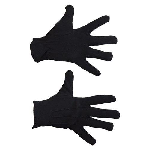 Handschoenen zwart stretch kort model (mt. XL)