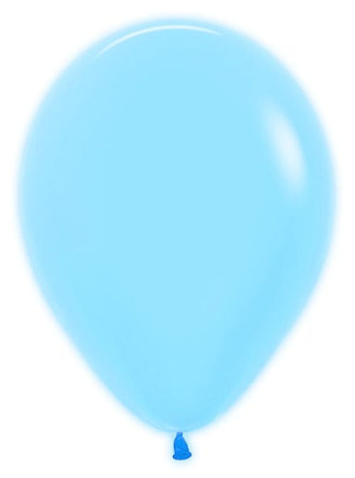 Heliumballon neon blue H-F