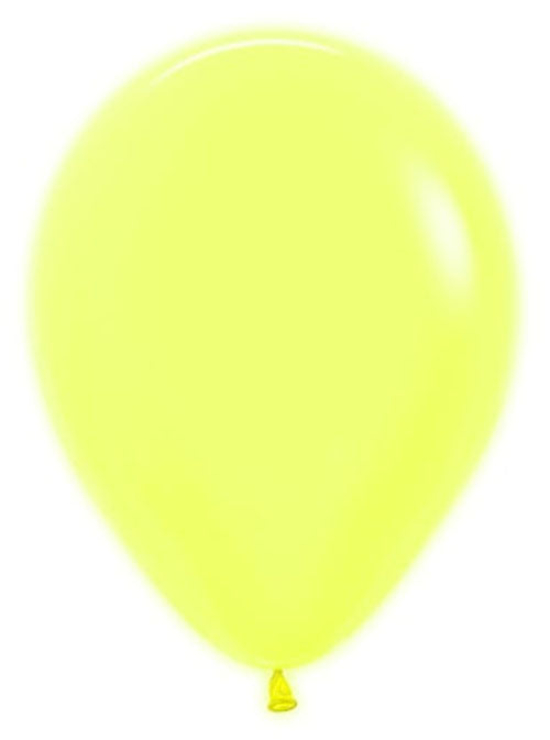 Heliumballon neon yellow