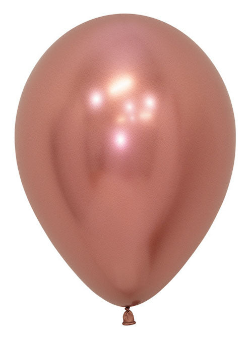 Heliumballon reflex rose gold