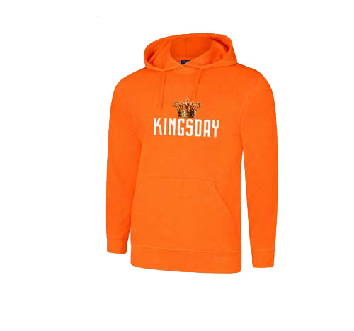 Hoodie oranje Kingsday mt. XS