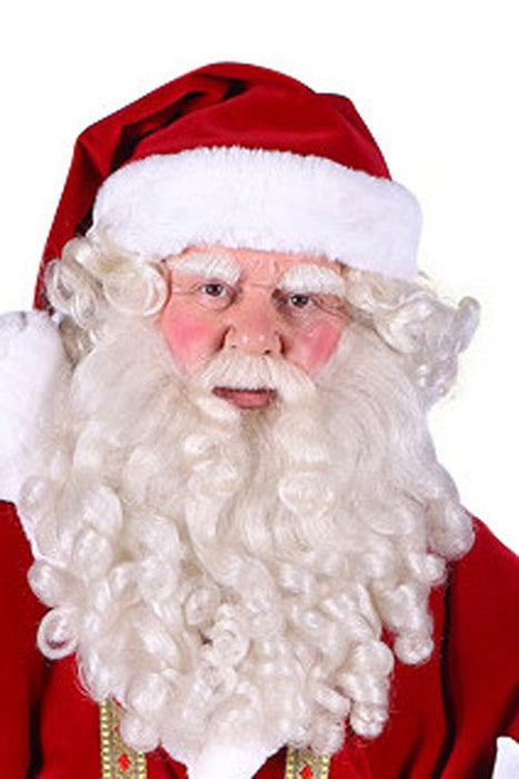 Kerstmuts luxe (imitatiefluweel)