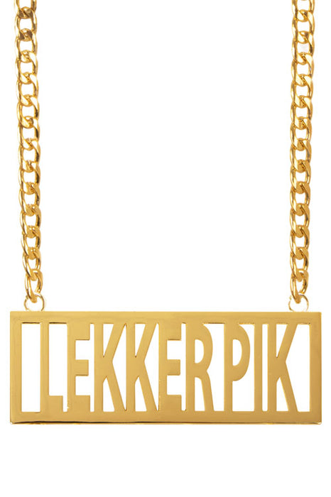 Ketting met hanger Lekker pik