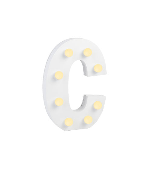 Light Letters - C