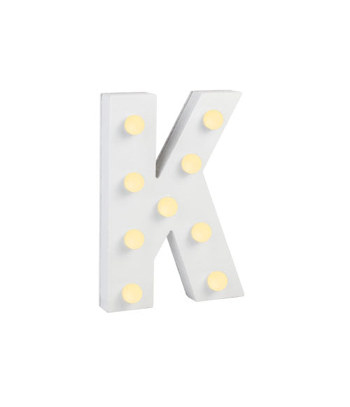 Light Letters - K