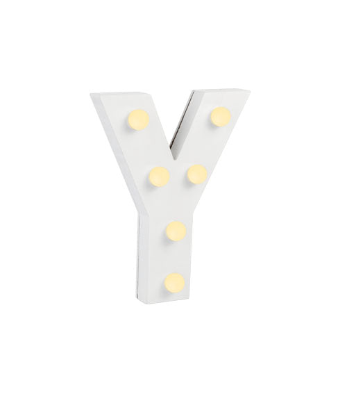 Light Letters - Y