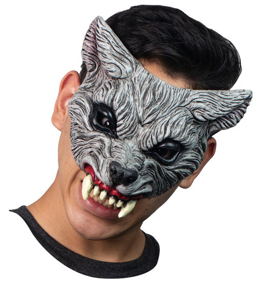 Masker rubber half wolf