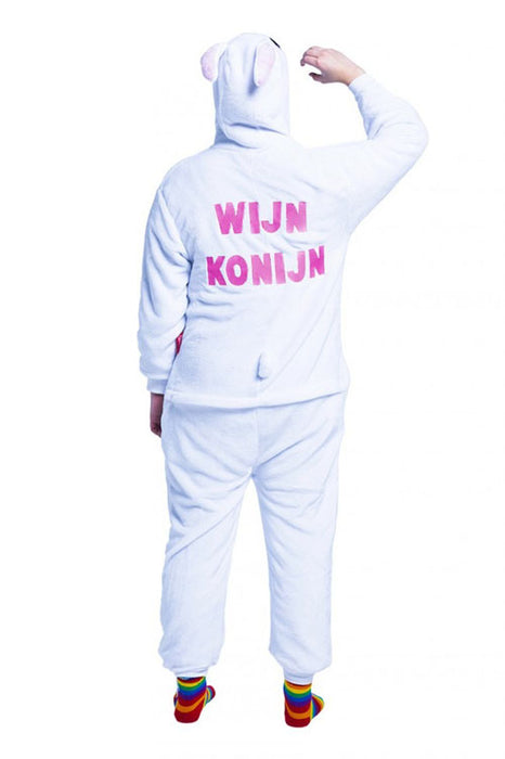 Onesie Wijn konijn mt. S-M