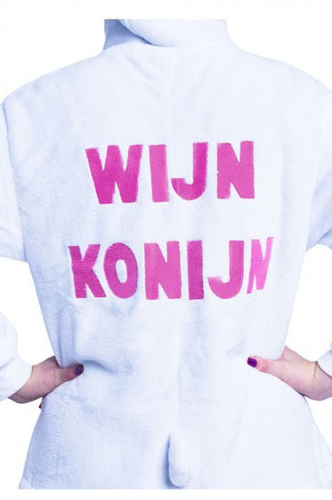 Onesie Wijn konijn mt. S-M