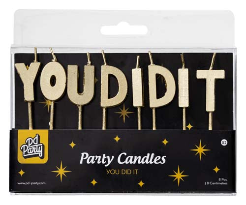 Party candles - You did it