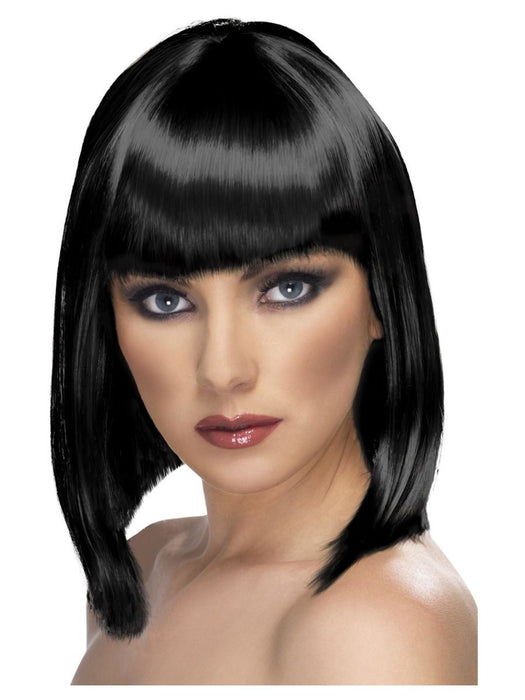 Pruik Glam zwart