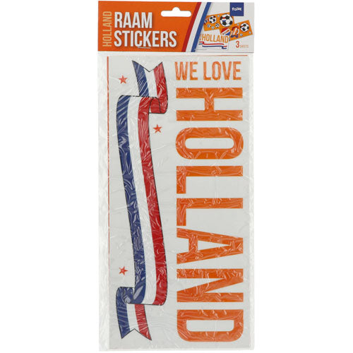 Raamstickers voetbal Holland