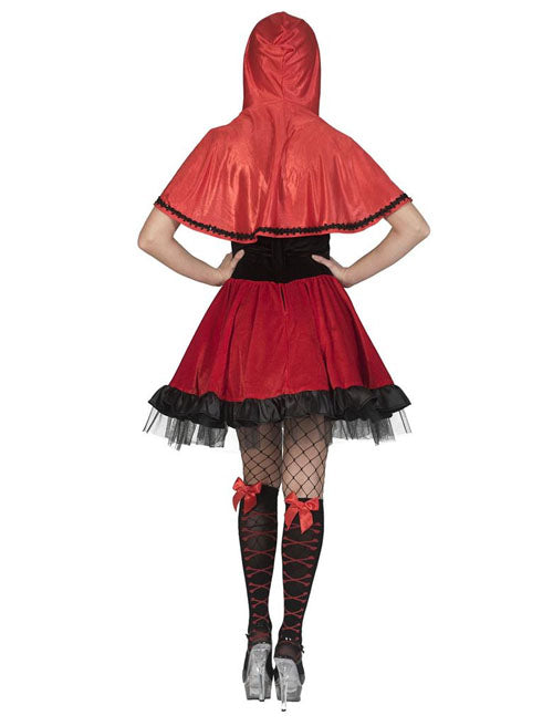 Roodkapje rood/zwart mt. 48/50