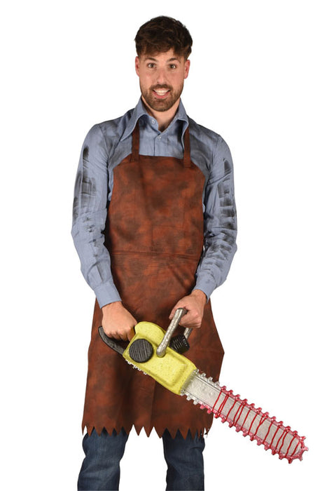 Schort Leatherface bruin