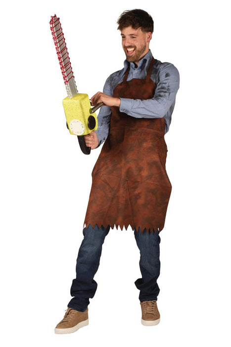 Schort Leatherface bruin