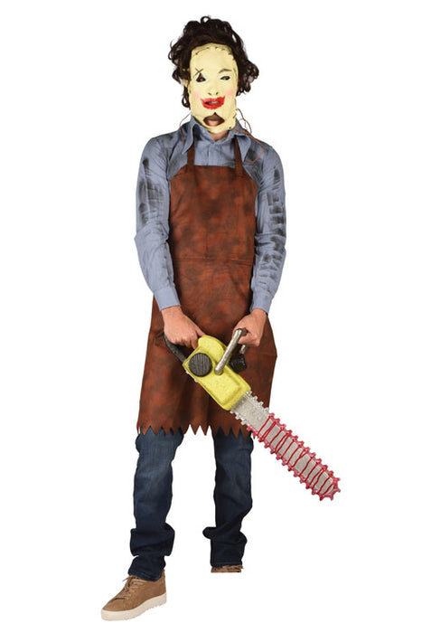 Schort Leatherface bruin