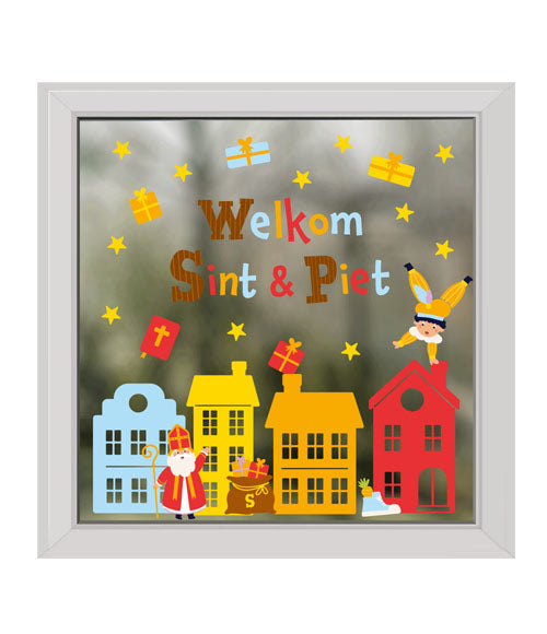 Sinterklaas - Raamstickers