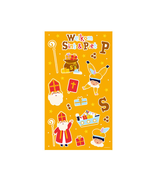 Sinterklaas - Stickervellen 4st.