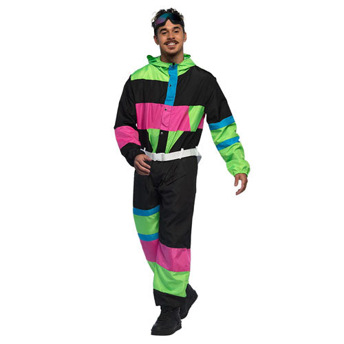 Skipak 80s dude mt. S (incl. skibril en riem)
