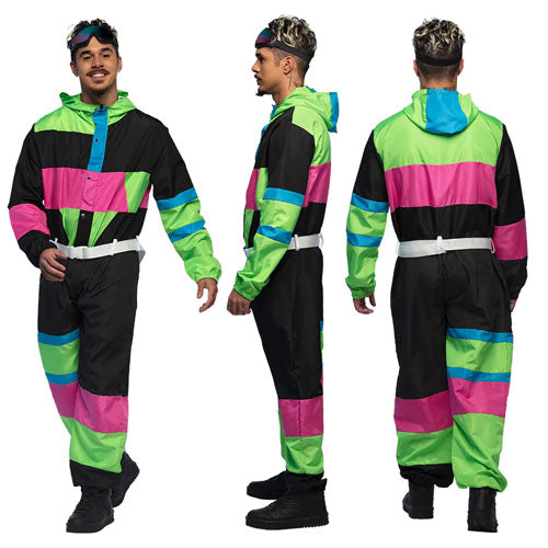 Skipak 80s dude mt. S (incl. skibril en riem)