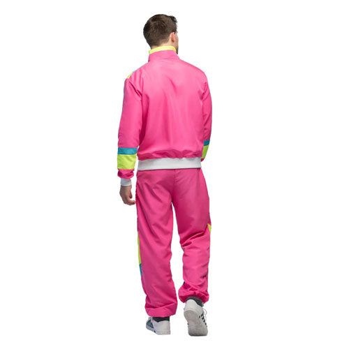 Trainingspak Retro dude roze mt. L